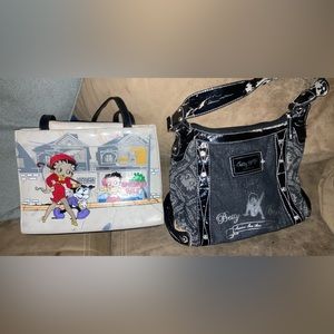 2 Betty Boob purses